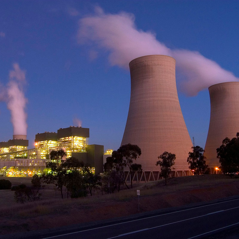 Power station smoke stacks - environmental risk assessment concept