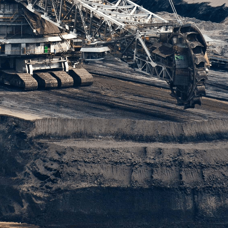 coal mining - structural and civil engineering concept