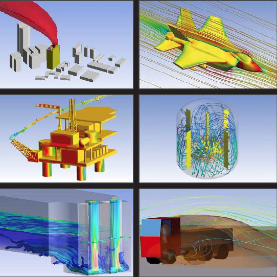 Different applications of CFD modelling