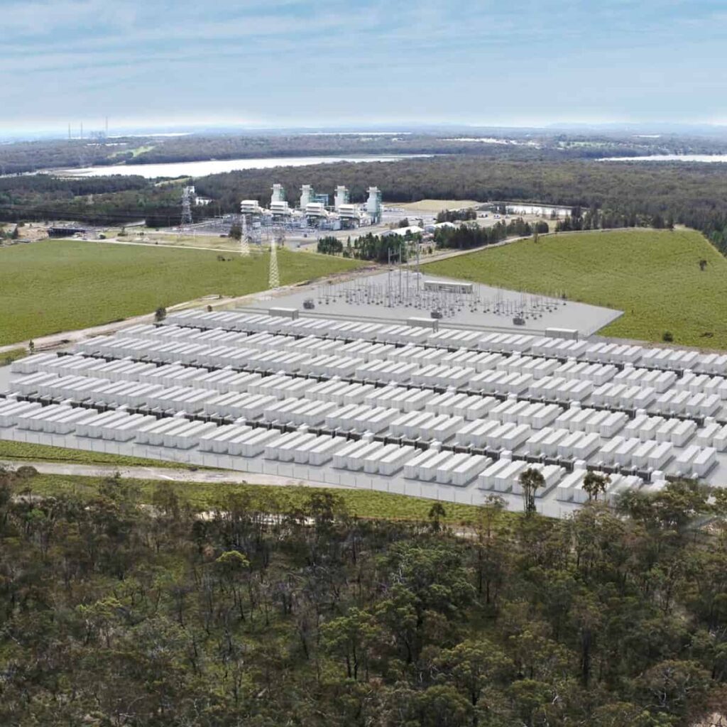 Waratah super battery (representation)